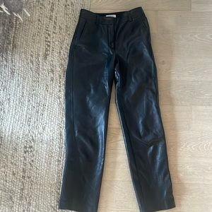 Babaton Melina Faux Leather Pants SZ 2